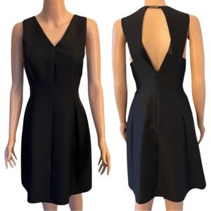 Halston Heritage black fit and flare.